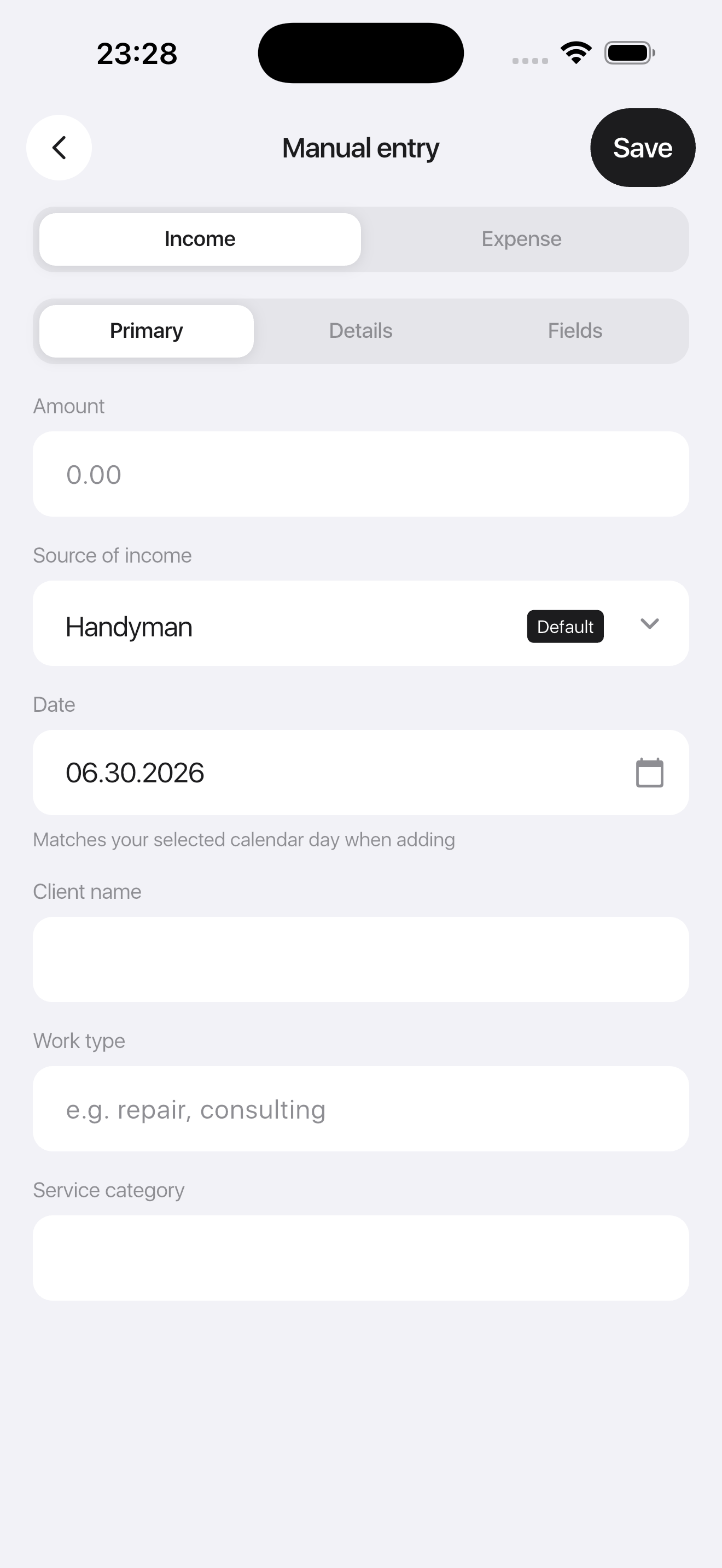 Earn AI — track income
